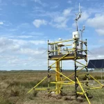 塩性湿地の炭素の謎を解く監視塔